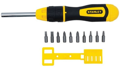 Destornillador Con Crique Y 10 Puntas Stanley 68010