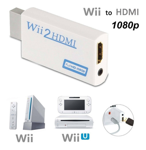 Adaptador Convertidor Hdmi Para Wii