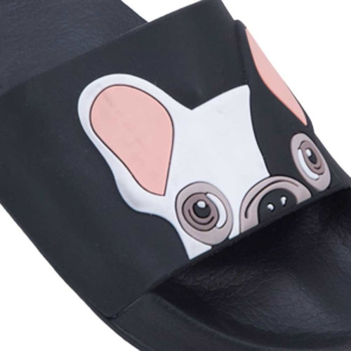 Sandalia Dama Cómodas Estampado De Perro