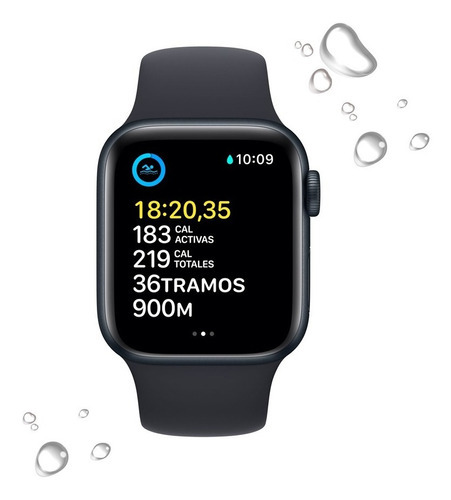 Imagen 4 de 8 de Apple Watch Se (40mm, Gps + Cellular) Color de la caja Azul oscuro Color de la correa Azul oscuro Color del bisel Azul oscuro