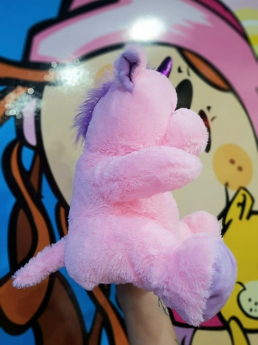 Imagen 2 de 4 de Títeres De Mano Unicornio De Peluche Divino !