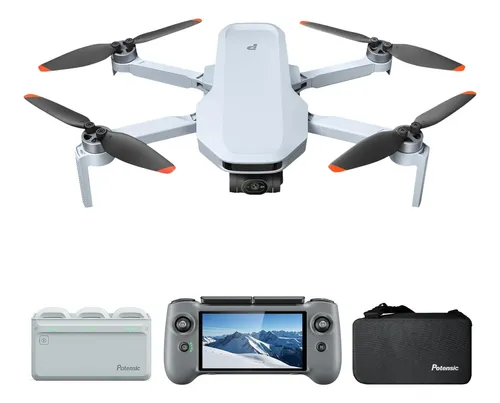 Drone Potensic Atom 2 Ptd 1 Rc 10km 8k Foto 4k Video 3 Eixos Cinza