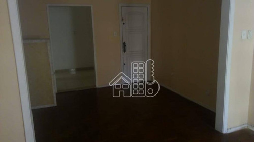 Apartamento Com 3 Dormitórios À Venda, 94 M² Por R$ 490.000,00 - Icaraí - Niterói/rj - Ap3550