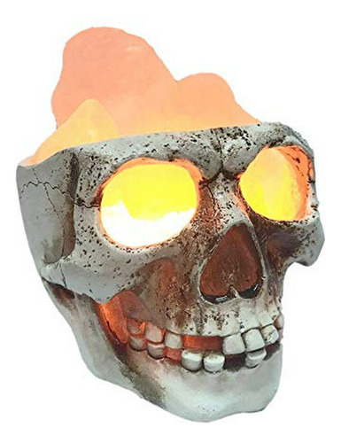 3d Usb Skull Lámpara De Sal Del Himalaya, Led Lámpara De Cal