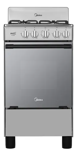 comprar Estufa De Piso Midea Con Copete 20 Inox Chef Silver