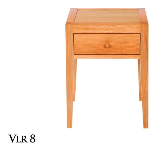 Velador ,mesa De Noche,madera Tornillo,modelo Vlr 8
