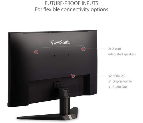 Imagen 4 de 5 de Monitor Gamer Viewsonic Vx2768, 2k, 27 , 144hz, 1ms, Ips