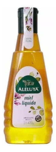 Miel Líquida C/dosificador - Aleluya - 470g. Libre De Gluten