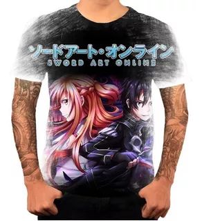 Camisa Camiseta Personalizada Anime Sword Art Online 03