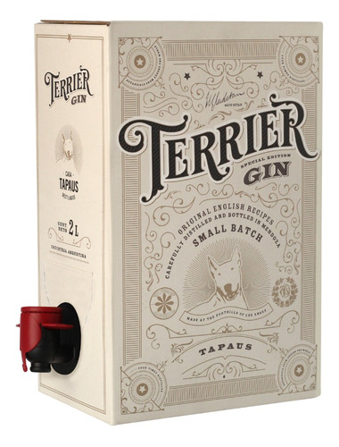 Gin Terrier Pink Bag In Box 2l