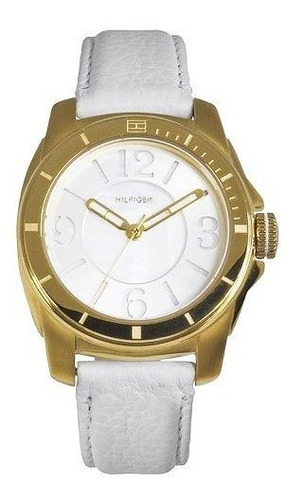 Reloj De Mujer Tommy Hilfiger Classic Leather Blanco 1781164