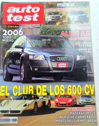 Auto Test 183 Club De Los 600 Cv, Maserati, Porsche Mercedes (Usado)