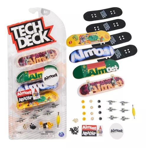 Tech deck kit 2 skate dedo com obstaculo e card zero sunny 2893