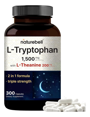 Triptofano Pastillas Para Dormir Ansiedad Estrés Mejor Animo