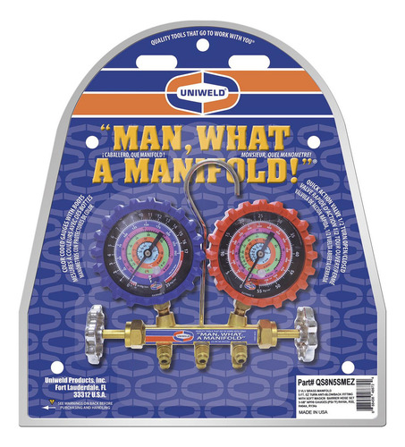 Uniweld Qs8n5smez Juego De Manometro Con Cuerpo De Laton De
