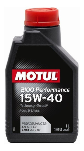 Imagen 2 de 3 de Aceite Motor 15w40 Semi-sintético 2100 Performance Motul 1lt