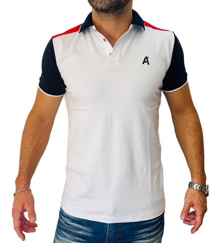 Chomba Max Hombre Algodón Slim Fit Premium Azurri 