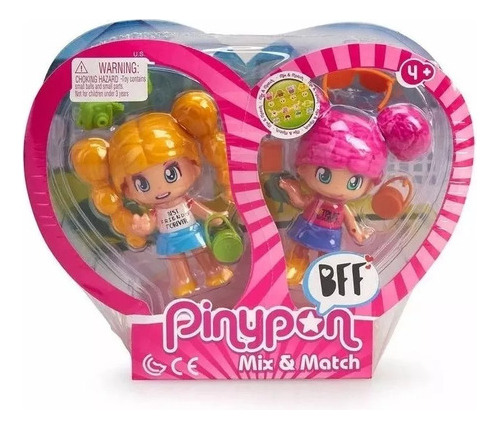 Pinypon Best Friends 2 Figuras C/accesorios Original 15572