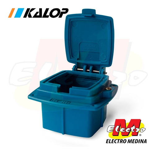 Caja Capsulada Ficha 16a Embutir Vacia Kalop Electro Medina