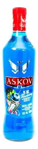 Askov Vodka Remix Com Blueberry Garrafa 900ml Azul