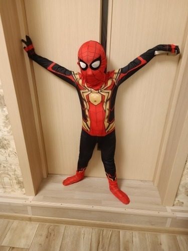 Fantasia Infantil Homem-aranha De Volta Ao Lar Com Máscara