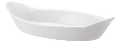 Fuente Oval Con Alza Porcelana Schmidt 23 Cm