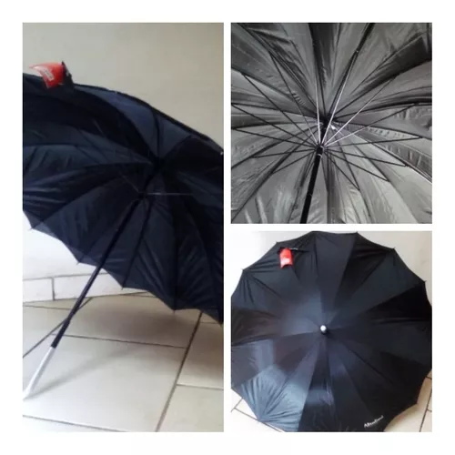 Paraguas De Bastón Alentino Varillas Doble Lona Ref 10v |