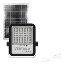 Comprar Reflector Lampara Alumbrado Publico Solar 100w + Panel Solar