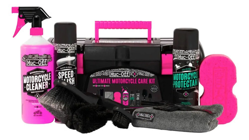 Kit De Limpieza Completa Para Moto Auto De 10 Piezas Muc-off