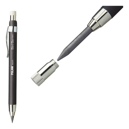 Portaminas 5.2 Mm / Con Sacapuntas / Touch Milan