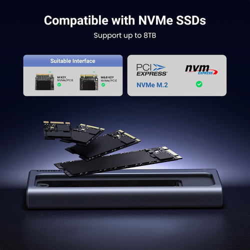 Compartimento Ssd Ugreen 40 Gbps M.2 Nvme Com Ventilador De