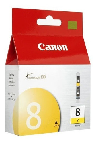 Tinta Canon Cli8y Cli8y Color Amarillo