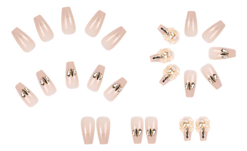 Uñas Postizas Pegamento De Uñas Postizas Decoradas Color Z172