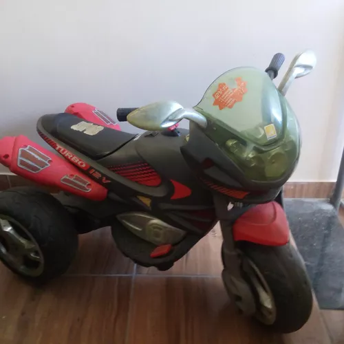 Moto Elétrica Infantil Super Moto GT2 Turbo Vermelha 12V - B