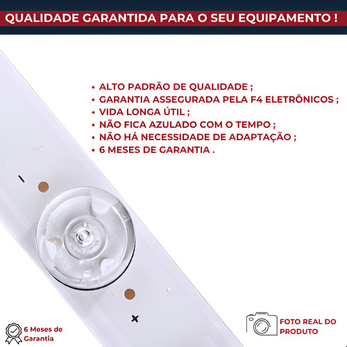 Kit 2 Barras Led Compatível Ph32b51dsgwa Ph32b51dsgw Ver. 3v