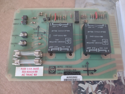 Giddings & Lewis Mpx Triac 501-03218-00 / 502-02824-00 C Jjc
