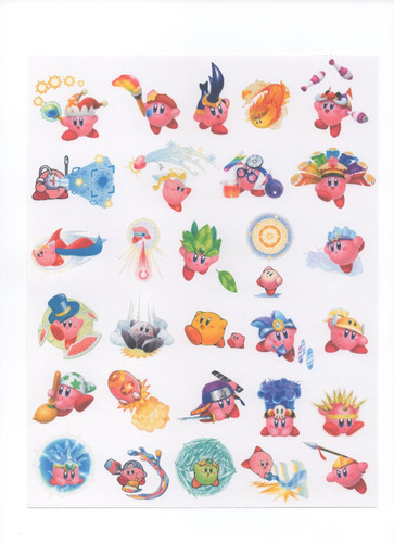 Kirby Stickers 2 X 29