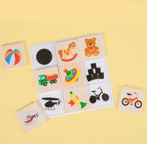 Juego De Mesa Didáctico Asociación Figuras Y Sombras.sh