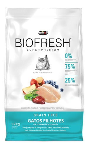 Biofresh Super Premium Gato Filhote 1.5 Kg Con Regalo