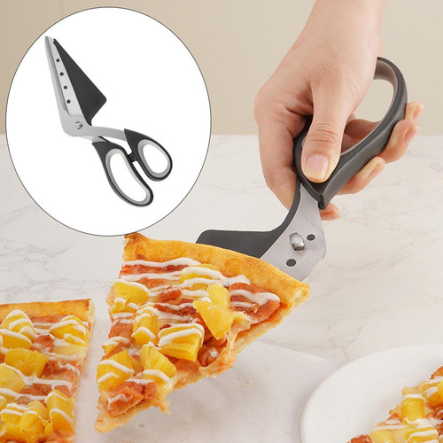 E Pala For Pizza 2 En 1, Tijeras Y Herramienta For Hornear