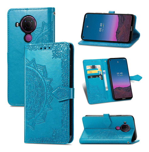 Funda Con Tapa Tipo Cartera Sd60 Para Nokia 5.4