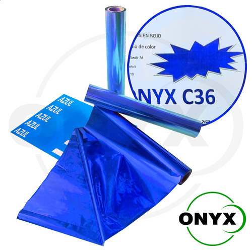 Foil Hot Stamping Digital Onyx Rollo 50m X 25cm Azul Blue