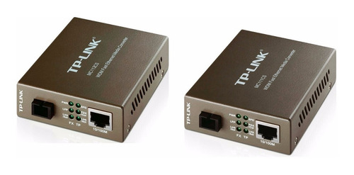 Kit Conversor De Fibra Ótica Wdm Tplink Mc111cs E Mc112cs