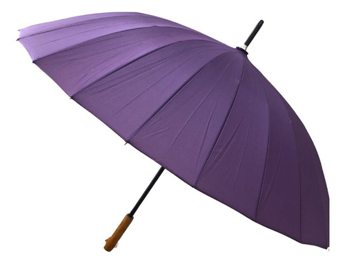 Guarda Chuva Automático Grande Hastes Reforçadas Cor Roxo