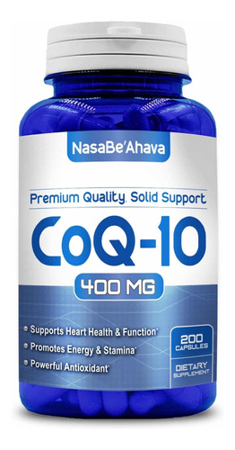 Coq10 Coenzima 400mg Entrega Hoy Corazón Energía Eeuu