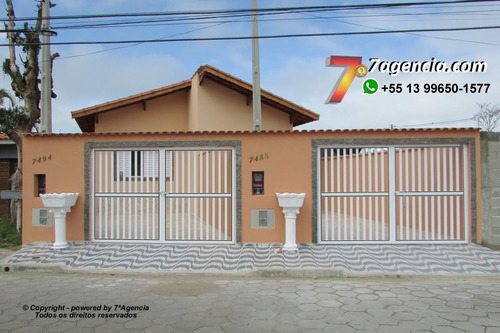 Imagem 4 de 26 de Casa Em Itanhaem Nova Com Piscina Churrasqueira 2dorms 1suite Lado Praia Ch20