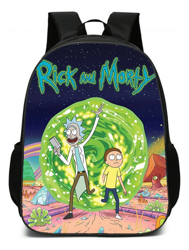 Mochila Rick And Morty Animation Game Entrega Gratuita Regal