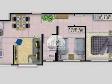 Imagem 9 de 12 de Apartamento À Venda, 2 Quartos, 1 Vaga, Florais Do Parana - Cascavel/pr - 13526
