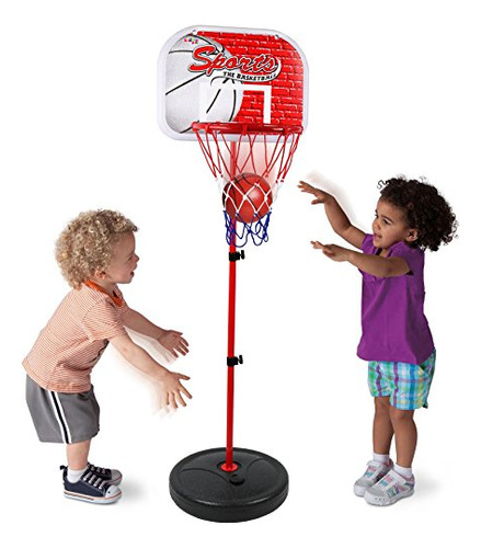 Juego De Aro De Baloncesto Para Niños | Soporte De Altura A