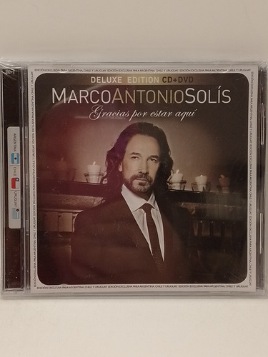 Marco Antonio Solis Gracias Por Estar Aquí Cd Y Dvd Nuevo